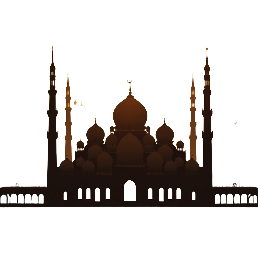 Grand Mosque Silhouette